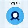 Step 1 icon - Magnifying glass representing discovery