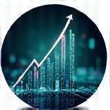 Financial graphs image representing an investment firm